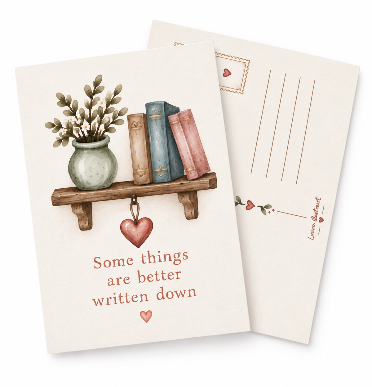 Ansichtkaart – Some things are better written down