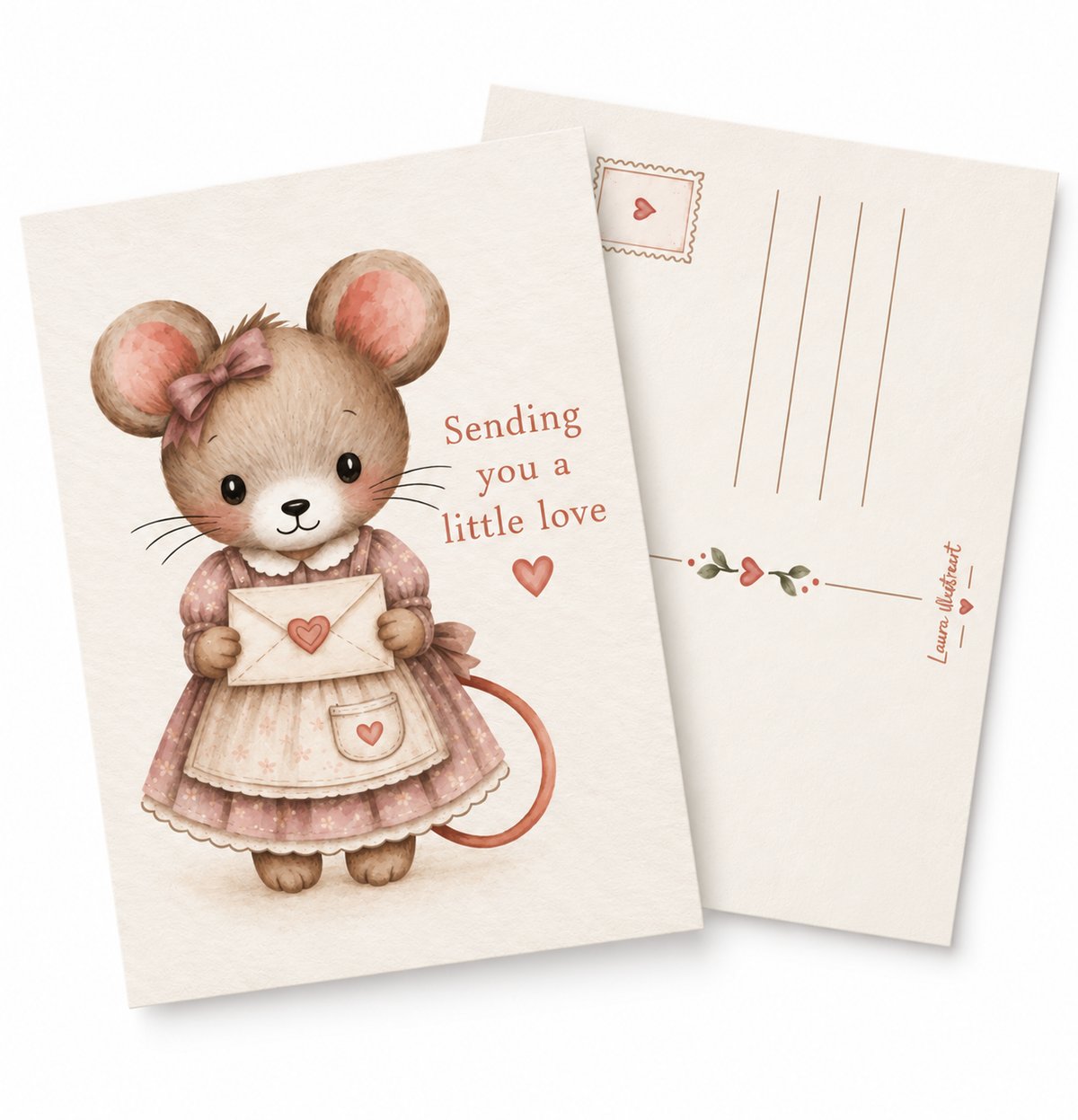 Ansichtkaart – Sending You a Little Love