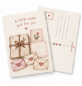 Ansichtkaart – A Little Note Just for You