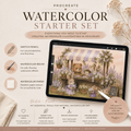 Procreate watercolor starter set